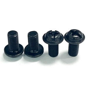 Vis noires de <span class=keywords><strong>Philips</strong></span> de tête de rondelle de casserole de 11/64 pouces pour la <span class=keywords><strong>machine</strong></span> à coudre plate - Product Image 3