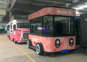 Camión de Comida Eléctrico, Carrito de Comida Móvil, Remolque de Comida Rápida Callejera con Equipamiento - Product Image 3