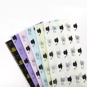 flower wrapping paper Waterproof Rose Floral Bouquet Tissue Pack Cloth Luxury Brands Korean Flower Wrapping Paper Packaging