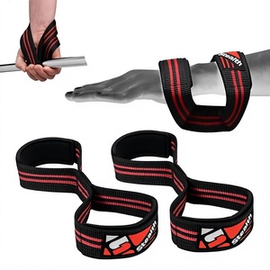 Wholesale OEM Custom Logo Cotton Lightweight Eco-Friendly Liftign Straps, Figure 8 Straps, Wrist Strap, Wrist Support Straps - Product Image 1