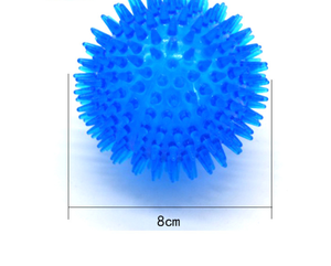 Vendita calda morso <span class=keywords><strong>Squeaker</strong></span> Pet cibo per animali giocattolo alla moda elastico cane masticare palla giocattolo in Silicone e gomma