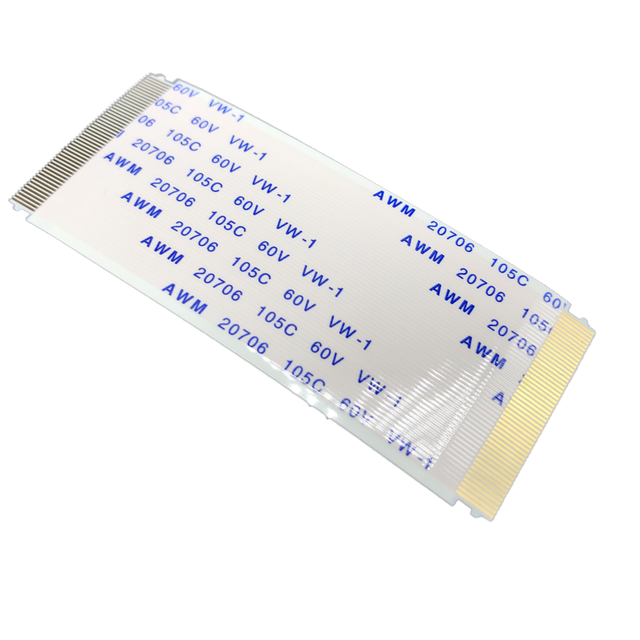 50P 60MM 20706 105C Gold Ffc Flexible Flat Ribbon Cable