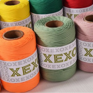 Filo per Uncinetto in Poliestere da 3mm, Fatto a Mano, Tinto, per Borse Fai da Te, 90 Metri per Rotolo, Filo di Cotone - Product Image 1