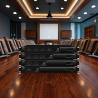 Amplificateur de puissance numérique DEKEN DA-6350 350w six canaux stéréo professionnel, sortie SPEAKON, entrée XLR, classe D 1u pour scène