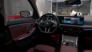 Nouvel éclairage d'ambiance dynamique 64 couleurs pour BMW Série 3 2023-2025 G20, kit d'amélioration de l'éclairage intérieur de voiture avec haut-parleurs, accessoires - Product Image 4