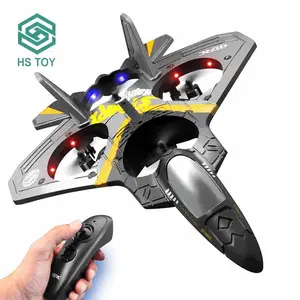 HS 4DRC V17 RC 2.4G 300 Meters Headless Mode EPP Foam Toys Fighter Hobby Plane Glider Airplane With USB