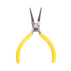 Pince à bec rond Xinrui 5 pouces en acier pour la fabrication de bijoux, outils de perlage DIY avec mécanisme à ressort - Product Image 2