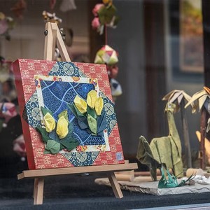 โคมไฟสไตล์บึงวันเกิดแบบชิ้นเดียวแผงศิลปะกระดาษโอริกามิเป็นเอกลักษณ์ของขวัญงานฝีมือกระดาษของที่ระลึก - Product Image 5