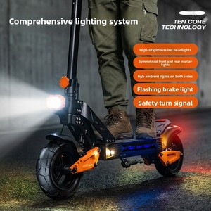 Monopattino Elettrico Pieghevole in Alluminio <span class=keywords><strong>a</strong></span> Lunga Autonomia, Batteria al Litio, Portatile per Adulti, Capacità 175KG, Vendita Diretta dalla Fabbrica - Product Image 5