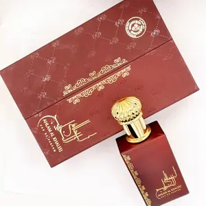 Kotak Hadiah Kayu Kelas Tinggi Merah Parfum Arab Timur Tengah Parfum Dubai Uni Emirat Arab