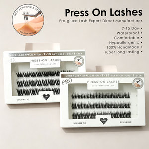 Série Volume Bande Élastique Cils à Pression <span class=keywords><strong>Manga</strong></span> Naturel Emballage Personnalisé ODM Vente en Gros B2B Europe Royaume-Uni France Italie Fournisseur - Product Image 2