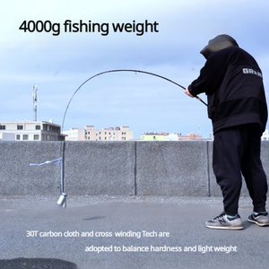 8-65g Yemli Toray 30T Karbon Fiber Tuzlu Su Olta Kamışı 2.1m-3.6m Levrek Çipura Kıyı Uzun Mesafe Atış Olta Kamışı - Product Image 4