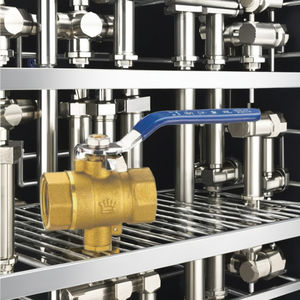 Corps de robinet à tournant sphérique en laiton bidirectionnel interrupteur manuel résistance à la pression épaissie-sonde mesure de la température eau <span class=keywords><strong>gaz</strong></span> huile Angle - Product Image 5