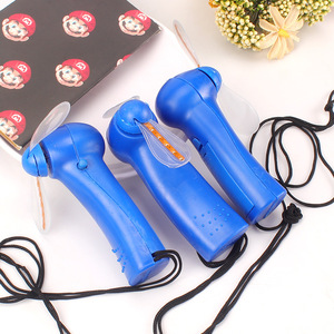 พัดลมมินิสีสันสดใสพร้อมไฟ LED กระพริบสำหรับเด็กของเล่นตลาดกลางคืนพัดลมพกพาน้ำหนักเบาใช้พลังงานจากแบตเตอรี่ - Product Image 4