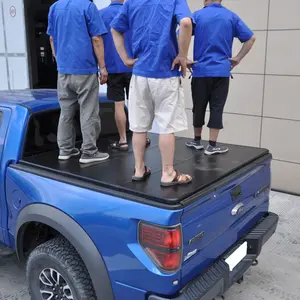 Custom Hard tonneau cover per Ford F150 raptor ranger Dodge Ram Toyota tacoma hilux vigo Revo truck bed tonneau covers