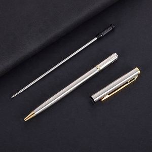 Custom Golden Touch <b>Pen</b> - Ballpoint in White, Black, Metallic, with Gold Accents, Ideal for <b>Gifts</b> & Office - Product Image 4