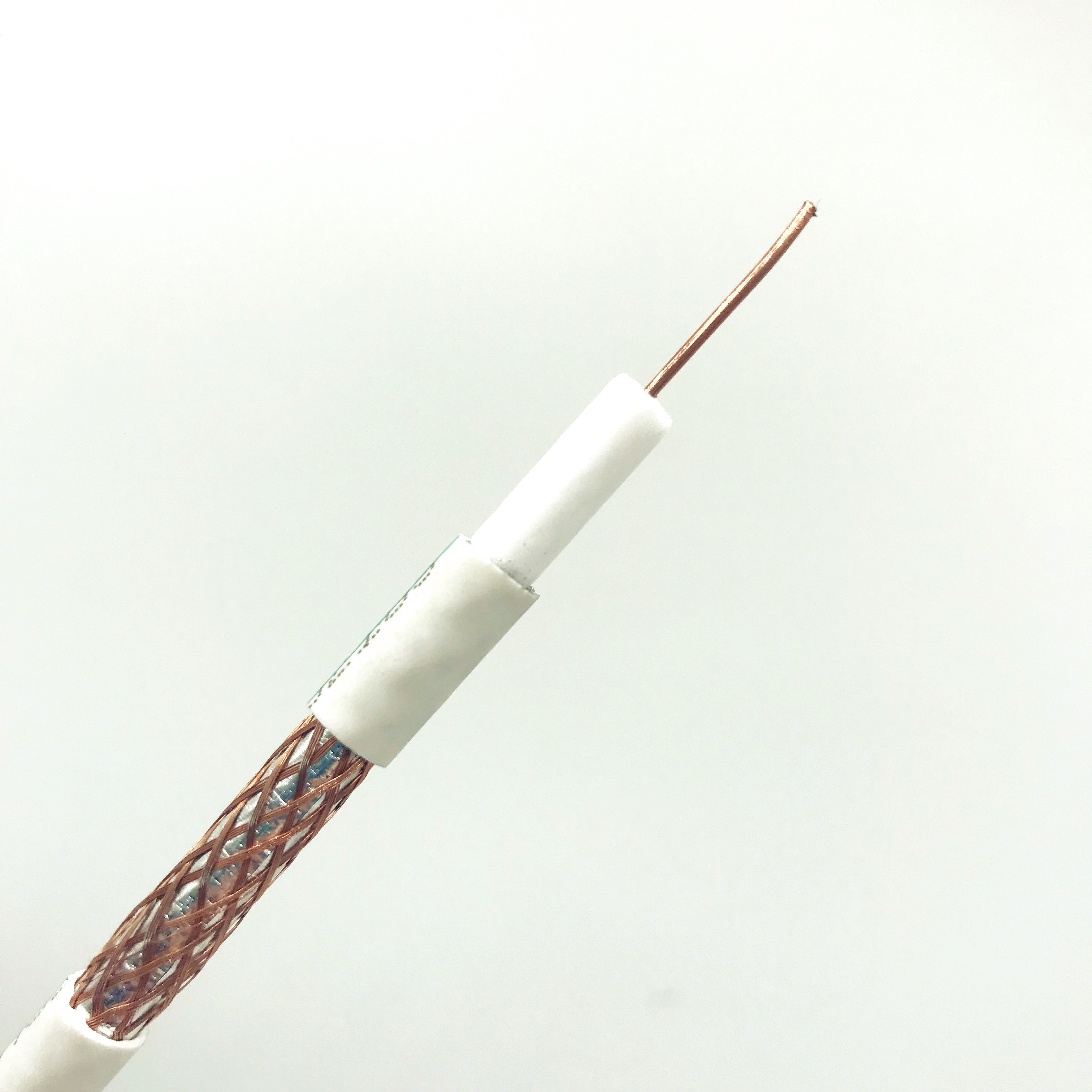 Заводские индивидуальные телекоммуникационные RG6 коаксиальный кабель для компьютера DVD с bnc lnb разъем