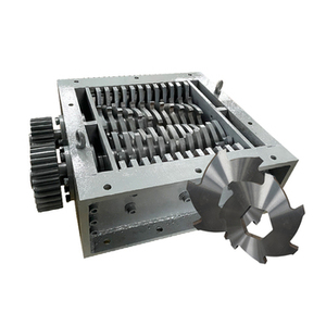 Proveedor de fábrica Trituradora de papel de cartón de plástico y metal de doble eje Trituradora de madera Trituradora Caja de cuchillos - Product Image 2
