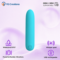 Mini vibromasseur silencieux en silicone enveloppant, multi-vitesses, pour le point G, pour femmes