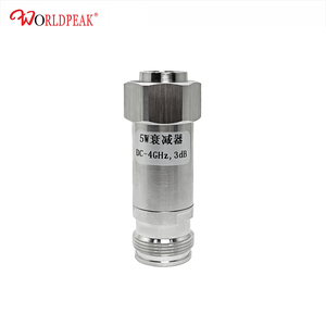 Đầy đủ Brass 5 Wát 3 /6/8/10/15/20 dB thấp VSWR 4.3/10 Suy hao DC-4 Ghz 4.3-10 Nam vít để 4.310 nữ RF nối suy giảm - Product Image 3