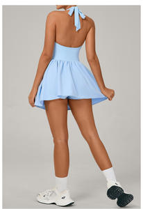 Tennis Outfit Gym Wear Golf Volleyball Kleidung Einteilige Pickle ball Tennis Wear Mit Shorts - Product Image 3