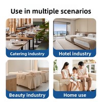 500 PCS Customized Nonwoven Disposable Compressed Towels Commercial-Grade Plant Fiber Food Service Industry Hot Pot Restaurants