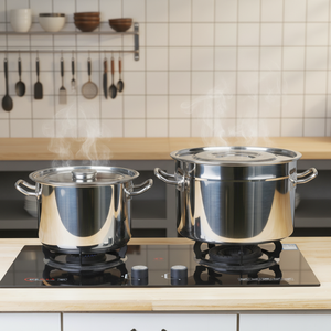 Marmite à soupe professionnelle en acier inoxydable de grande taille 14L-100L, <span class=keywords><strong>faitout</strong></span> profond pour cuisines commerciales et fournitures hôtelières - Product Image 1