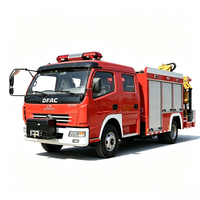 Prix d'usine Nouveau camion de pompiers diesel de sauvetage DONGFENG 4x2, empattement 3800 mm, capacité du réservoir 3001-5000 L