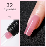 RONIKI Poly+gel sans HEMA, TPO et TMPTA, durcissement UV/LED, style français, végétalien, non toxique, 36 couleurs, fournitures professionnelles pour extension d'ongles