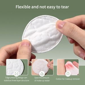 LMLTOP 100pcs Round Cotton Pads SY451 Cosmetic Round Cotton Facial Pad Skin Care Salon Natural Remover Make Up Cotton Face Pads - Product Image 4