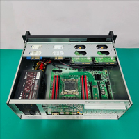 Custom 4U Aluminum Front Panel Short 350mm Deep High-End ATX Motherboard Horizontal Industrial Computer Computer Cases Towers