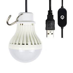 Luz LED de Emergencia con Interruptor de Atenuación, Bombilla de Burbuja USB de 7W 10W, con Gancho para Colgar - Product Image 2
