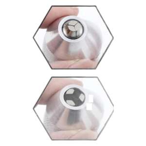 Portabrocas autocentrante de tres mordazas con vástago hexagonal de cambio rápido de 3.6mm/6.5mm para brocas de 0.8-3.0mm para taladradoras - Product Image 1