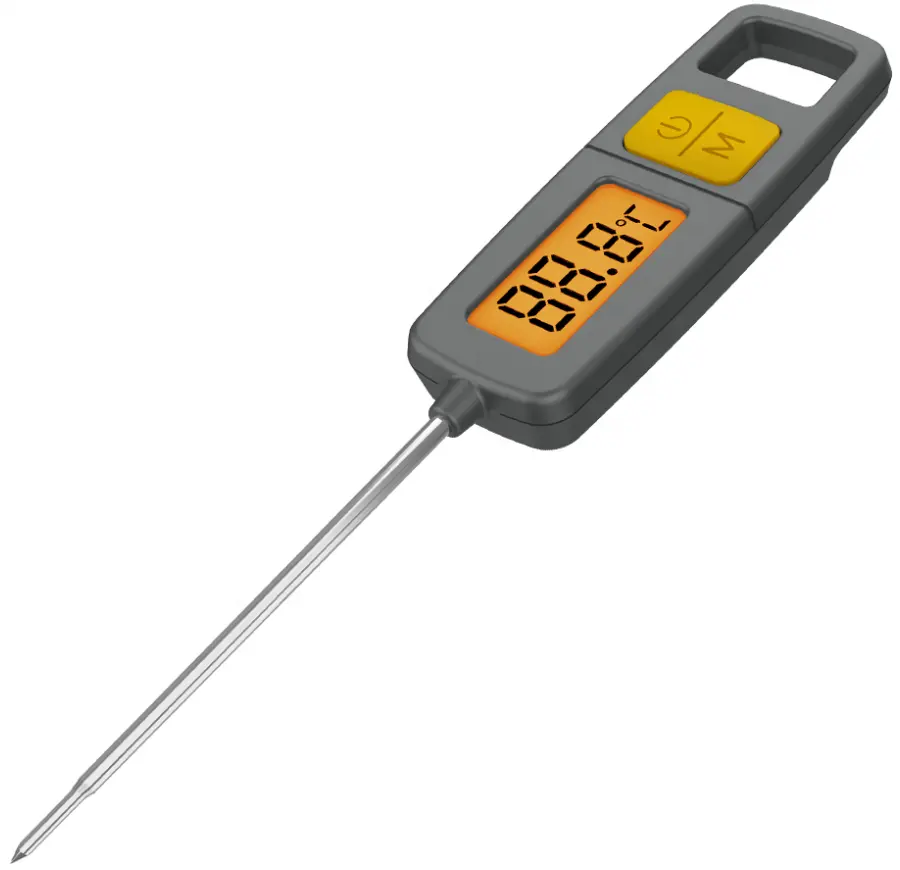 New Design ABS Instant Read LCD Backlight Display Digital Food Thermometer With Magnet