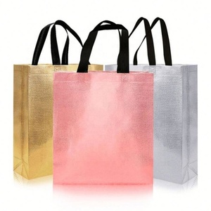 กระเป๋าผ้านอนวูฟเวนเลเซอร์สีทองเมทัลลิก - Product Image 4