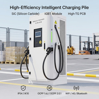 Borne de recharge rapide DC 360 kW à double prise pour parking commercial en centre-ville, avec écran tactile 7 pouces, pour station de recharge publique de véhicules électriques