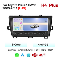 MEKEDE 10.26 inci 8 inti Prosesor Car-play Auto Pemutar Navigasi Mobil untuk Toyota Prius 3 XW30 2009-2013 Mendukung DVR Kamera Belakang TPMS