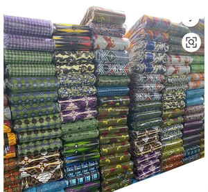 Envoltorio de tejido africano listo en stock, tela de cera Africana auténtica de Holanda, estampado de algodón puro, taparrabos de cera de Ankara - Product Image 1