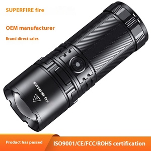 Đèn pin nhôm ngoài trời siêu sáng shenhuo Y2 Đèn pin laser công suất cao <span class=keywords><strong>Xenon</strong></span> độ bền cao USB AA cắm trại chống nước 500m chùm tia - Product Image 5