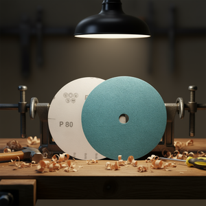 Discos de Lijado Resistentes con Velcro P80 de 150 mm para Acabado de Madera y Metal - Product Image 3