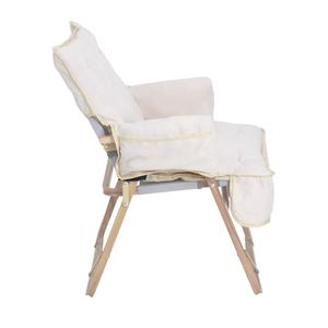 Silla Plegable de Camping para Invierno, Diseño Nuevo, con Cojín de Poliéster Suave y Cálido, Funda de Algodón - Product Image 6
