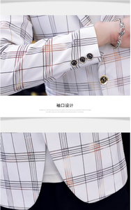 M-3XL nuova giacca Casual da <span class=keywords><strong>uomo</strong></span> in versione coreana bella giacca da giovane alla moda per adulto - Product Image 6