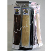Présentoir pour extensions de cheveux, appareil en métal personnalisé, 1 pièce, rotatif, bureau, pour spinning