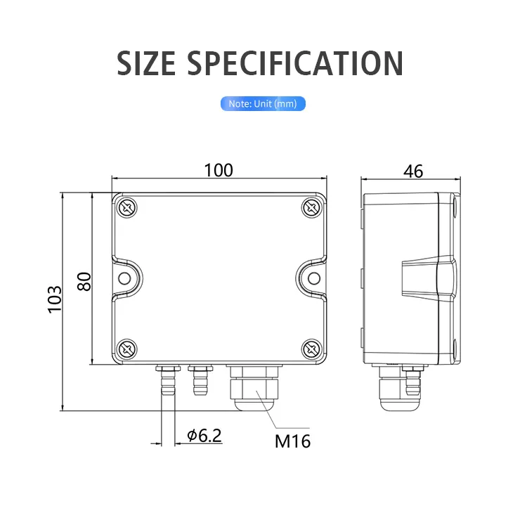 LEFOO Máy Phát Áp Suất Vi Sai Cảm Biến Áp Suất Vi Sai Hiển Thị Đèn Nền Kỹ Thuật Số LCD Độ Chính Xác Cao Với CE