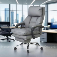 Chaise de bureau ergonomique de luxe à dossier haut, pivotante, avec hauteur réglable, convertible, multifonctionnelle, design moderne