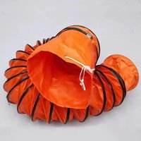 Tuyau de ventilation flexible en PVC industriel, tuyau d'air pliable résistant à l'usure, tuyau d'air flexible en PVC pour l'alimentation et l'évacuation de l'air
