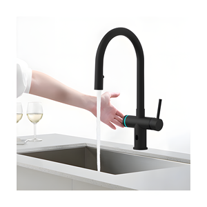 Grifo Gourmet Multifuncional Flexible Cromado para Apartamento, Grifo Mezclador de Agua Fría y Caliente de Cobre, Grifo de Fregadero de Cocina de una Sola Palanca - Product Image 4