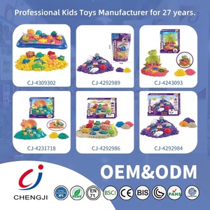 Chengji Magic Diy spazio giocattolo sabbia educativo Non tossico facilmente modellabile forma colorata <span class=keywords><strong>di</strong></span> sabbia magica <span class=keywords><strong>giochi</strong></span> per bambini - Product Image 5