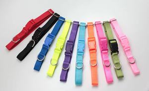 Verstellbares Hunde halsband aus weichem Nylon mit Schnalle - Product Image 6