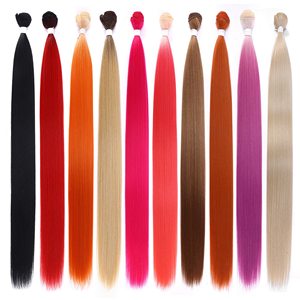 Extensions di <span class=keywords><strong>Capelli</strong></span> Sintetici a Trama Weft Liscio Perfetto in Fibra Premium Bio Proteica, Organica, Ecologica e Resistente al Calore - Product Image 1